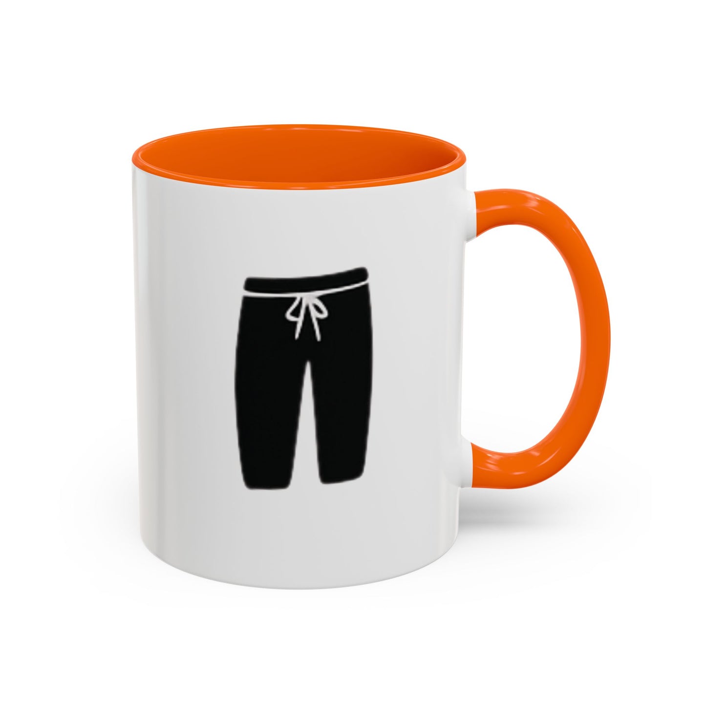 Thankful? Sure… For Sweatpants” Funny Thanksgiving Mug | 11oz Orange Ceramic Coffee Cup | Sarcastic Fall Gift