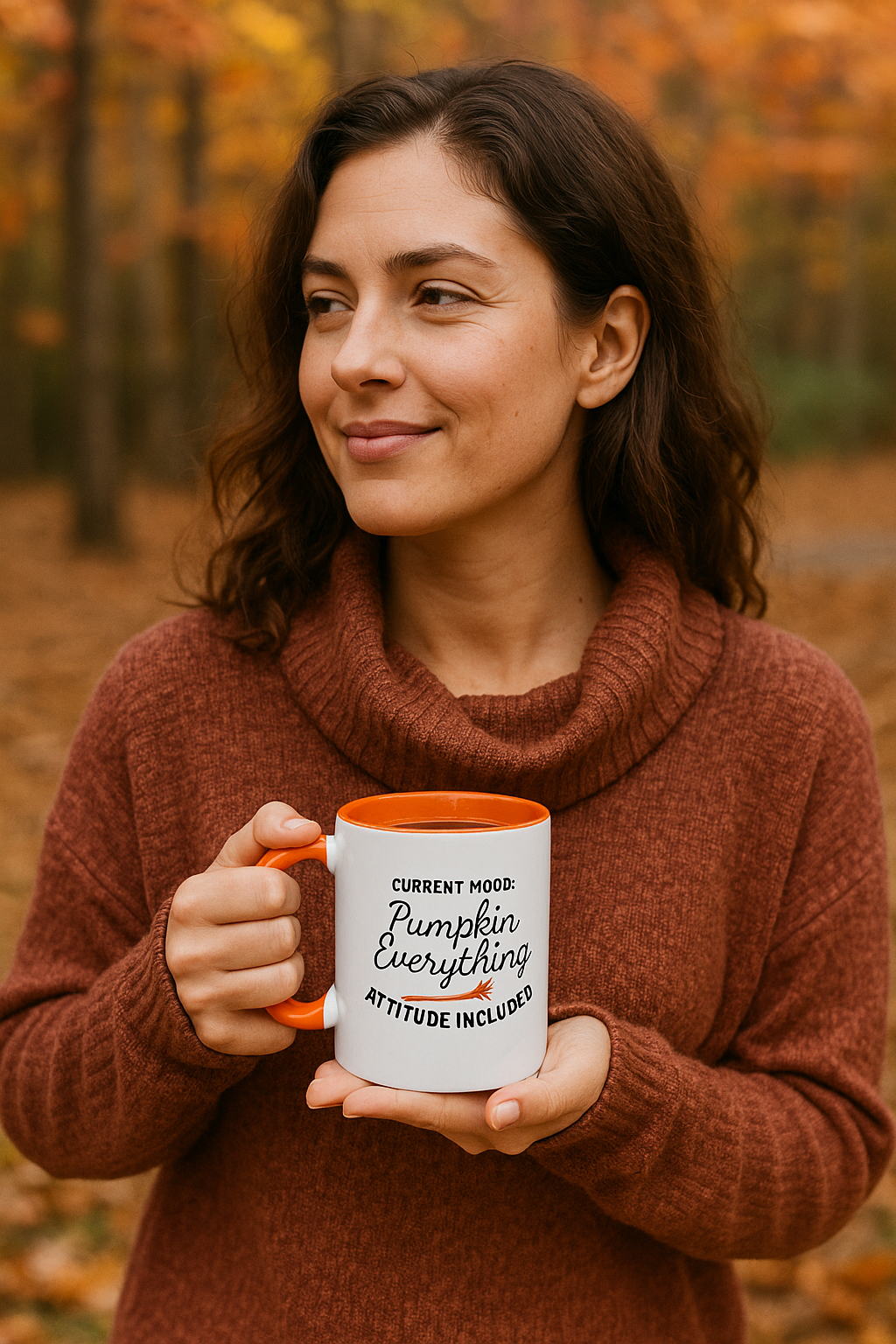 Pumpkin Everything Attitude Included Mug, Funny Fall Coffee Cup, Pumpkin Spice Gift, Sarcastic Autumn Mug for Moms