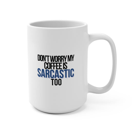 Funny Coffee Mug - 15oz - Hot Coffee, Hotter Judgment – Sip Accordingly