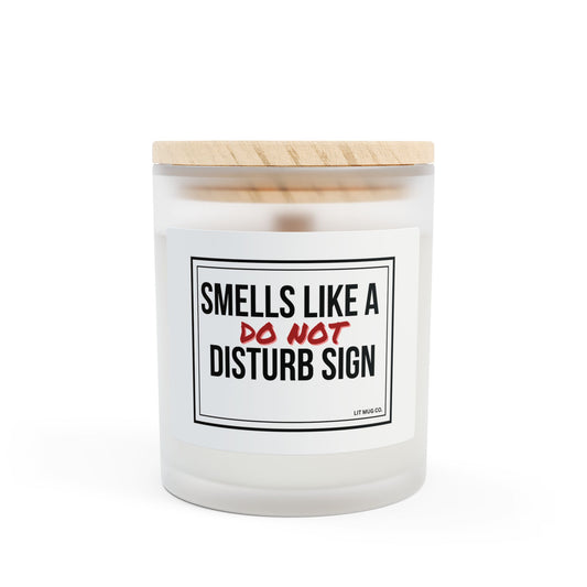 Silent But Lit – The Candle That Says 'Go Away' Without Saying a Word-11oz