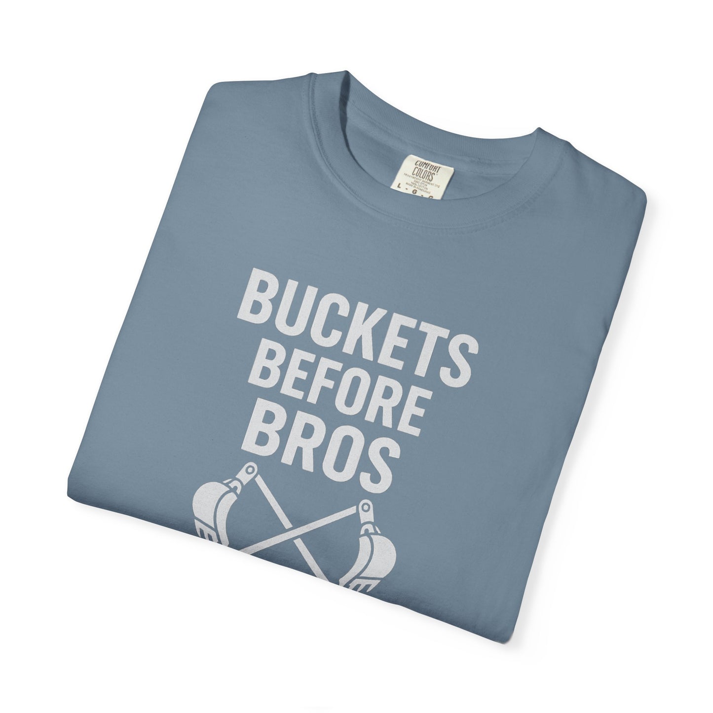 Buckets Before Bros – Mr. Digg Construction Tee