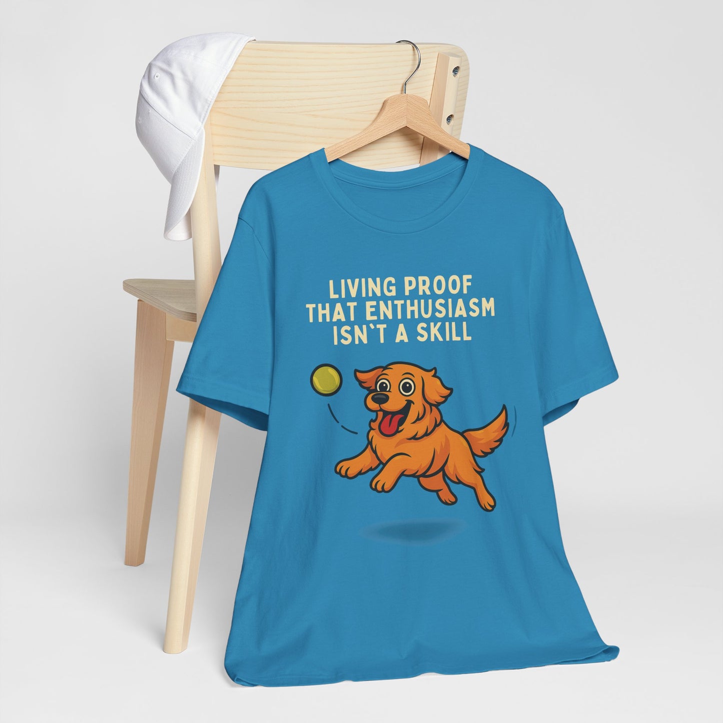 Fun Dog Enthusiasm Tee, Pet Lover Gift, Animal Lover T-Shirt, Cute Graphic Tee, Gifts for Dog Owners, Casual Wear, Funny Dog Shirt