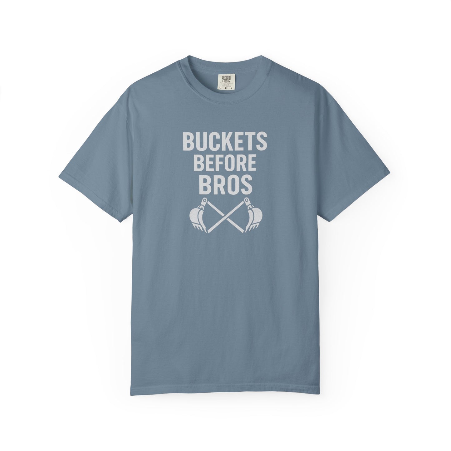 Buckets Before Bros – Mr. Digg Construction Tee