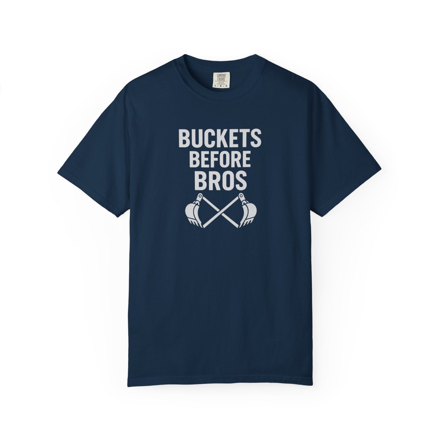 Buckets Before Bros – Mr. Digg Construction Tee