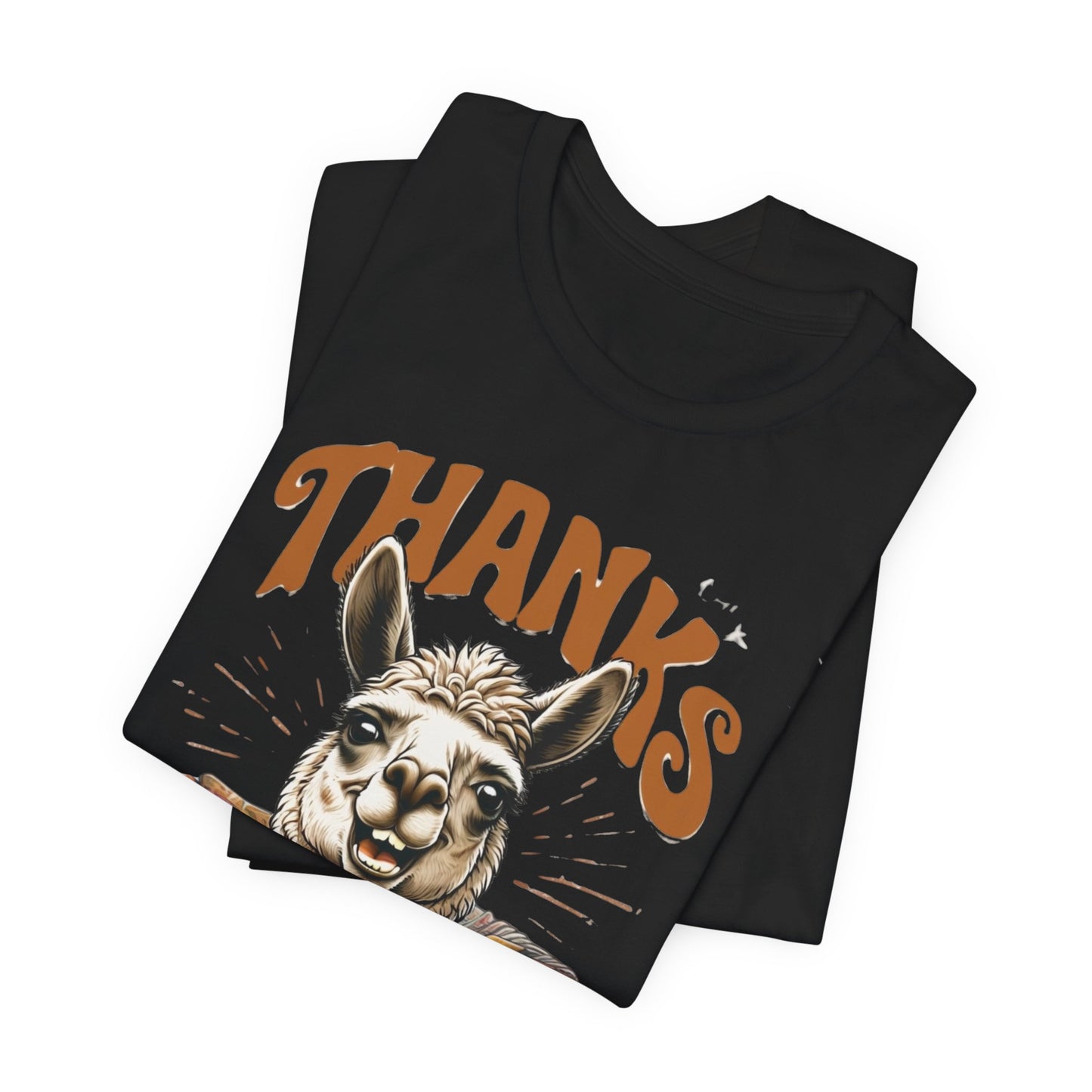 Thanks Its the Trauma Llama T-Shirt  Funny Therapy Humor Tee  Sarcastic Mental Health Gift  Unisex Bella+Canvas 3001  Gift for Overthinkers